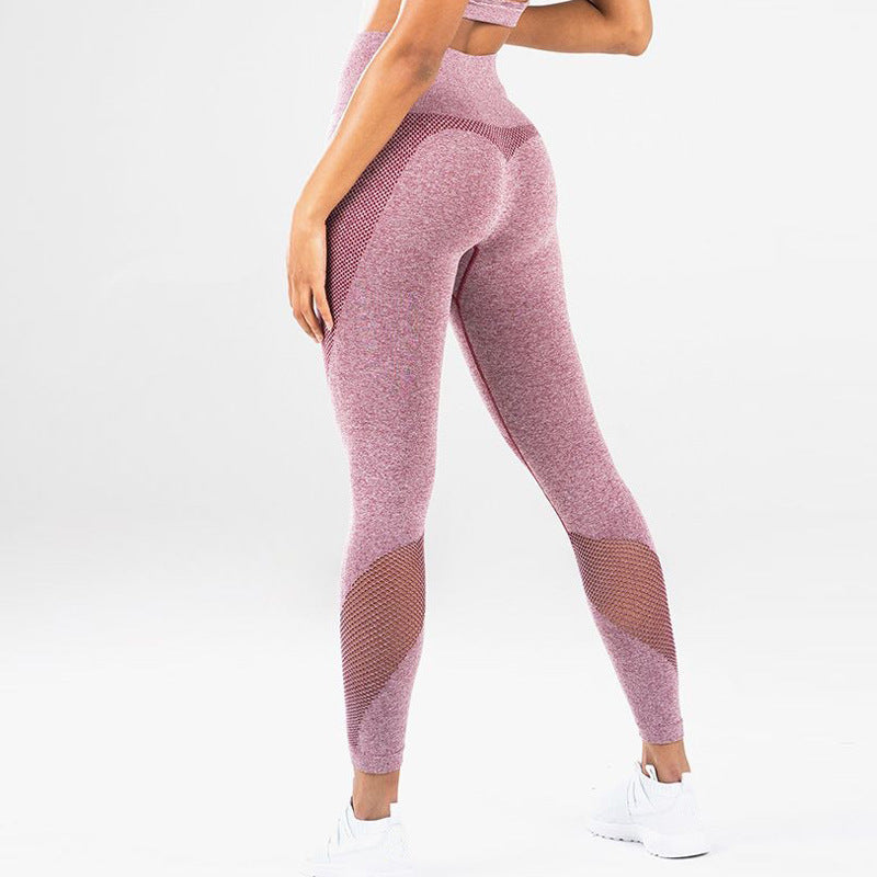 CRizzPower™ Seamless Mesh Panel Leggings
